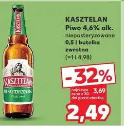 Kaufland Kasztelan Piwo 4,6% alk oferta