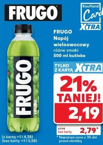 Kaufland Frugo Napój wieloowocowy oferta