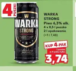 Kaufland Warka Strong Piwo 6,3% alk oferta