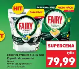 Kaufland Fairy Platinum All in One Kapsułki do zmywarki oferta