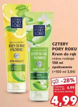 Kaufland CZTERY PORY ROKU Krem do rąk oferta