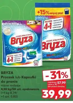 Kaufland Bryza Proszek lub Kapsułki do prania oferta