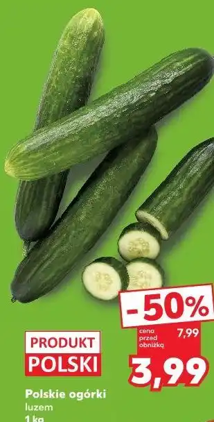 Kaufland Polskie ogórki luzem oferta
