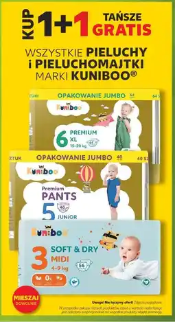 Kaufland Wszystkie pieluchy i pieluchomajtki marki Kuniboo oferta