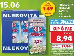 Kaufland Mlekovita Mleko UHT 3,2% tł oferta