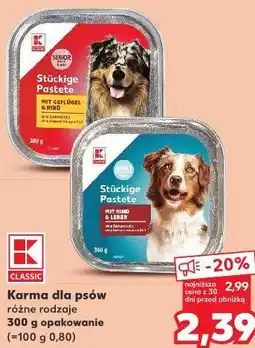 Kaufland K-Classic Karma dla psów oferta