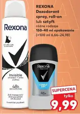 Kaufland REXONA Dezodorant spray, roll-on lub sztyft oferta
