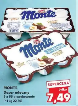 Kaufland Monte deser. mleczny oferta