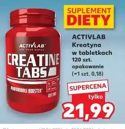 Kaufland ACTIVLAB Kreatyna w tabletkach oferta