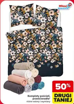 Carrefour Market Komplety pościeli, prześcieradła oferta