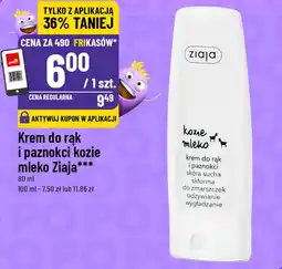 Polomarket Krem do rąk i paznokci kozie mleko Ziaja oferta