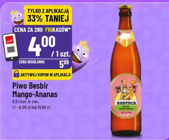 Polomarket Piwo Besbir Mango-Ananas oferta