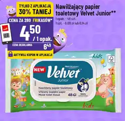 Polomarket Nawilżający papier toaletowy Velvet Junior oferta