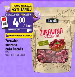Polomarket Żurawina suszona cała Bacalis oferta