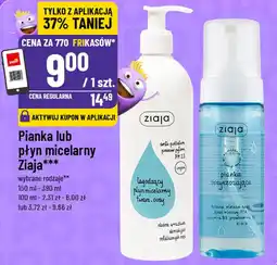 Polomarket Pianka lub płyn micelarny Ziaja oferta