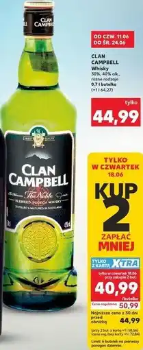 Kaufland Clan Campbell Whisky oferta