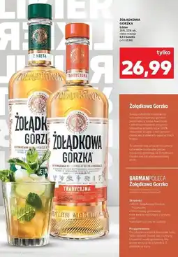 Kaufland Żołądkowa Gorzka Likier oferta