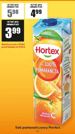 Auchan Sok pomarańczowy Hortex oferta