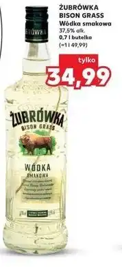 Kaufland ŻUBRÓWKA BISON GRASS Wódka smakowa oferta