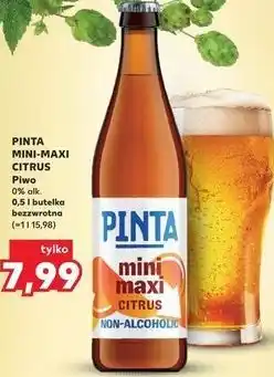 Kaufland Pinta Mini-Maxi Citrus Piwo 0% oferta