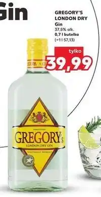 Kaufland GREGORY'S LONDON DRY Gin oferta