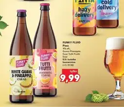 Kaufland Funky Fluid Piwo White Guava & Pineapple / Tutti Frutti Sour oferta