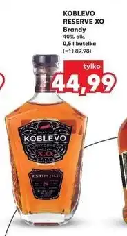 Kaufland KOBLEVO RESERVE XO Brandy oferta
