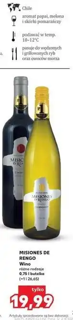 Kaufland Misiones de Rengo Wino oferta