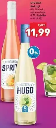 Kaufland DIVERA Koktajl 0%, 10% alk oferta