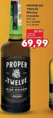 Kaufland Proper No. Twelve Whiskey irlandzka oferta