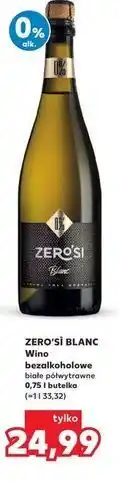 Kaufland ZERO'SÌ BLANC Wino bezalkoholowe oferta
