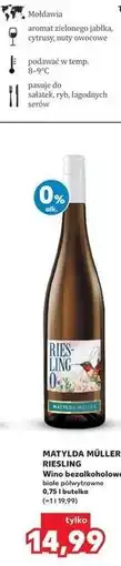 Kaufland MATYLDA MÜLLER RIESLING Wino bezalkoholowe oferta