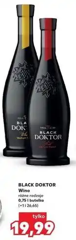 Kaufland BLACK DOKTOR Wino oferta
