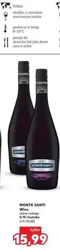 Kaufland Monte Santi Wino oferta
