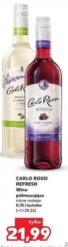 Kaufland Carlo Rossi Refresh Wino oferta