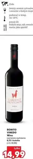 Kaufland BONITO VINEDO Wino czerwone wytrawne oferta