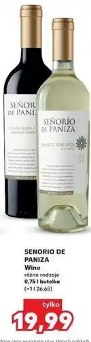 Kaufland SENORIO DE PANIZA Wino oferta