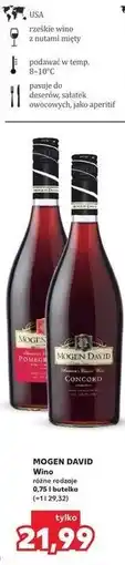 Kaufland Mogen David Wino oferta