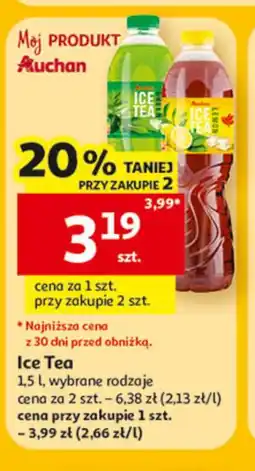 Auchan Ice Tea Moj PRODUKT Auchan oferta