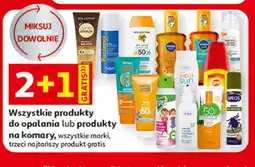 Auchan Wszystkie produkty do opalania lub produkty na komary oferta