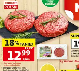 Auchan Burgery wołowe oferta