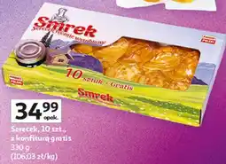 Auchan Sereczek z konfiturą gratis Smrek oferta