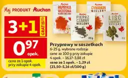 Auchan Przyprawy w saszetkach Moj PRODUKT Auchan oferta
