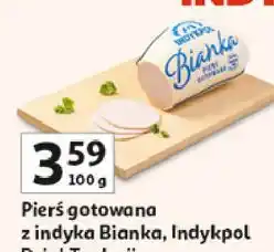 Auchan Pierś gotowana z indyka Bianka, Indykpol oferta
