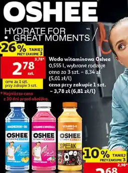 Auchan Woda witaminowa Oshee oferta