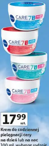 Auchan Krem do codziennej pielęgnacji cery na dzień lub na noc Nivea Care oferta