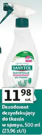 Auchan Sanytol Dezodorant dezynfekujący do tkanin w sprayu oferta