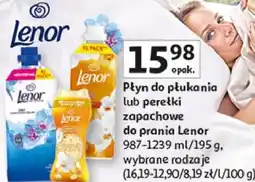 Auchan Lenor Płyn do płukania lub perełki zapachowe do prania oferta