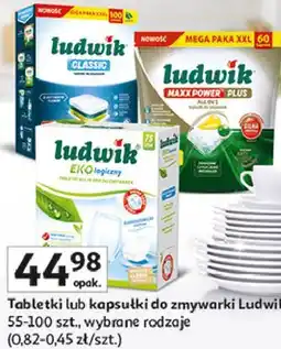 Auchan Ludwik Tabletki lub kapsułki do zmywarki oferta