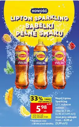 Auchan Napój Lipton Sparkling oferta